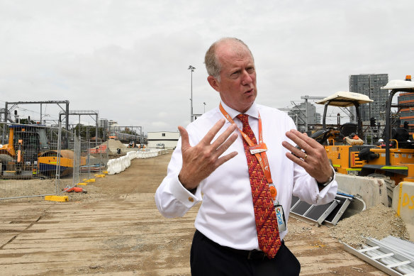 Transport for NSW chief operating officer Howard Collins said flooding had prompted a review of the metro service.