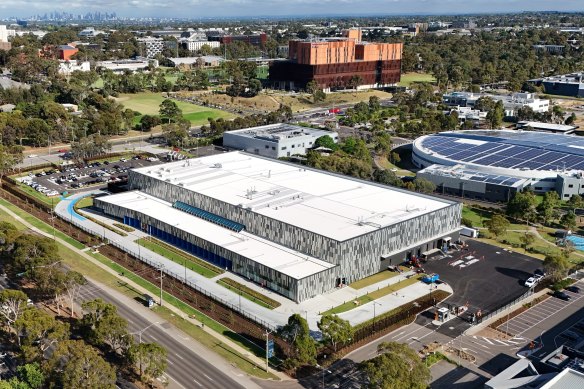 The new Moderna Technology Centre at Monash University in the Melbourne suburb of Clayton.