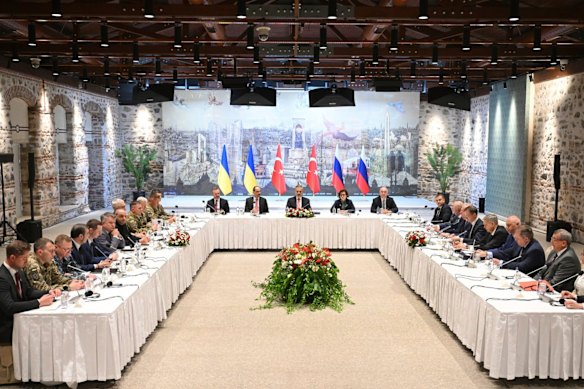 The meeting was the first face-to-face held between Russia and Ukraine since 2022.