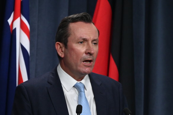 WA Premier Mark McGowan.
