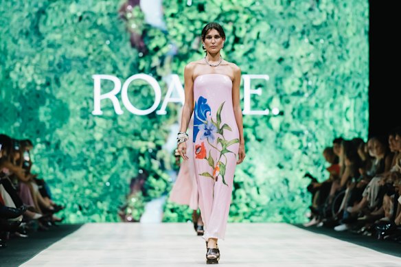 A focus on florals, as shown by Roame at the 2025 Melbourne Fashion Festival, will leave both you and the bride happy on her special day.
