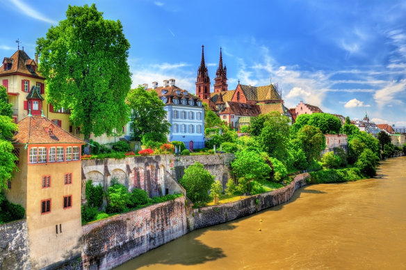 Basel, starting with the Old Town, is a great city to explore on your own.