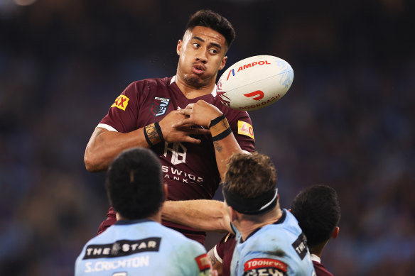 Rookie Maroons winger Murray Taulagi was in isolation after testing positive for COVID-19 on Friday.