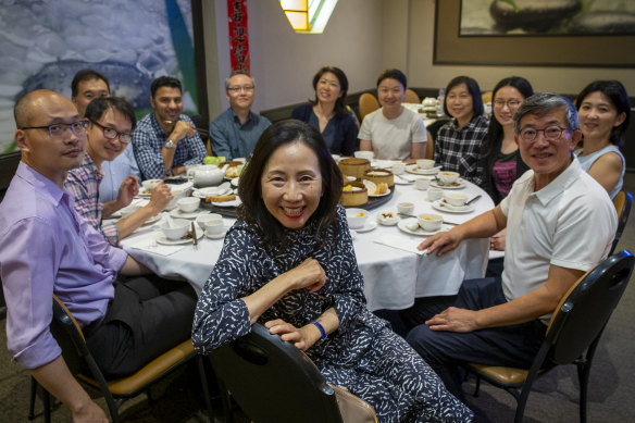Bee Teow booked a table for her colleagues after reading about Shark Fin Inn's plight in The Age.