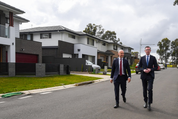 Treasurer Matt Kean and Premier Dominic Perrottet want to implement the NSW government’s stamp duty reforms on January 16.