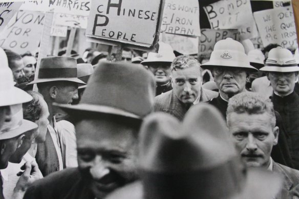 Robert Menzies in a still from the documentary The Dalfram Dispute 1938: Pig Iron Bob.