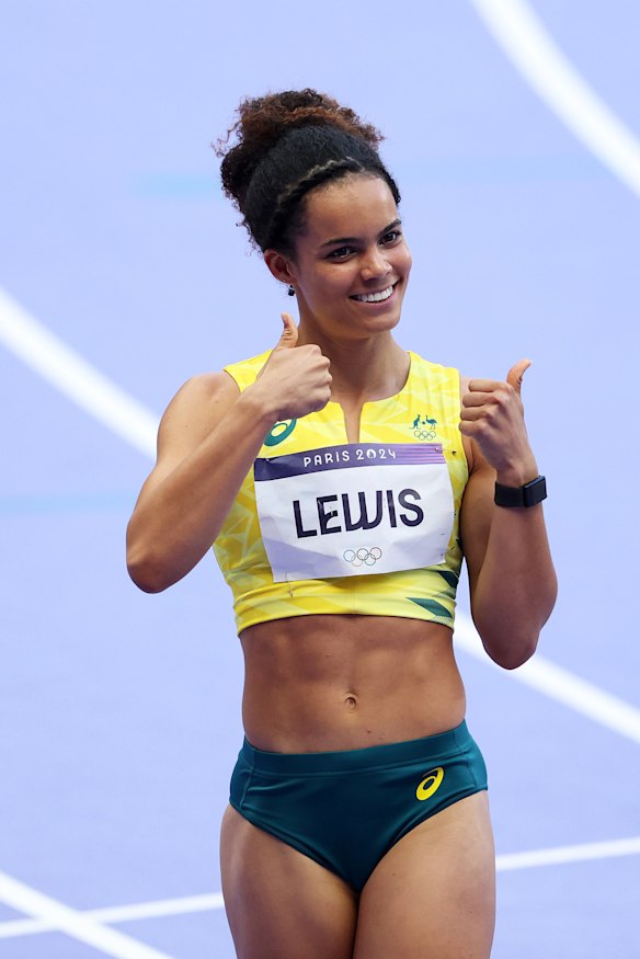 Torrie lewis was the face of Australian Aths team for the Paris Olympics 