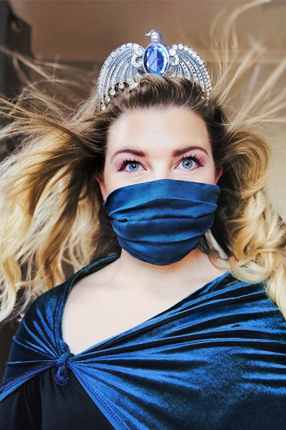 Rebecca Moore AKA CoRonaWeena Ravenclaw, has made dressing up an art in lockdown.