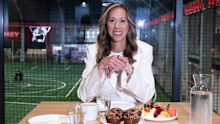 Cathy Sparks, Nike’s head of APAC at the Sydney Swans HQ.