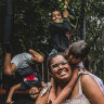Portia Walker-Fernando from Casino, pictured with her children, believes that culturally-informed healing programs are crucial to improving rates of mental illness among Indigenous Australians.