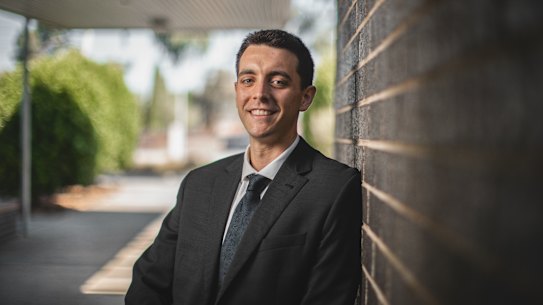 Westbourne Grammar teacher Sam Aitken, 24, loves being a teacher.