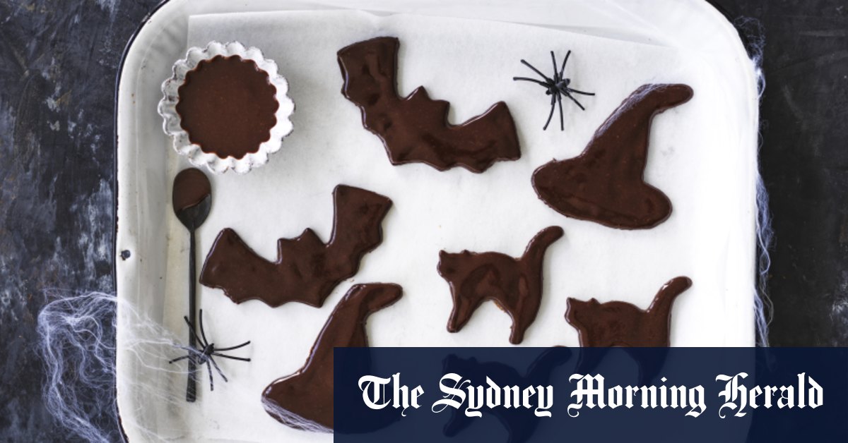 Helen Goh recipe: Halloween cats, bats and witches' hats