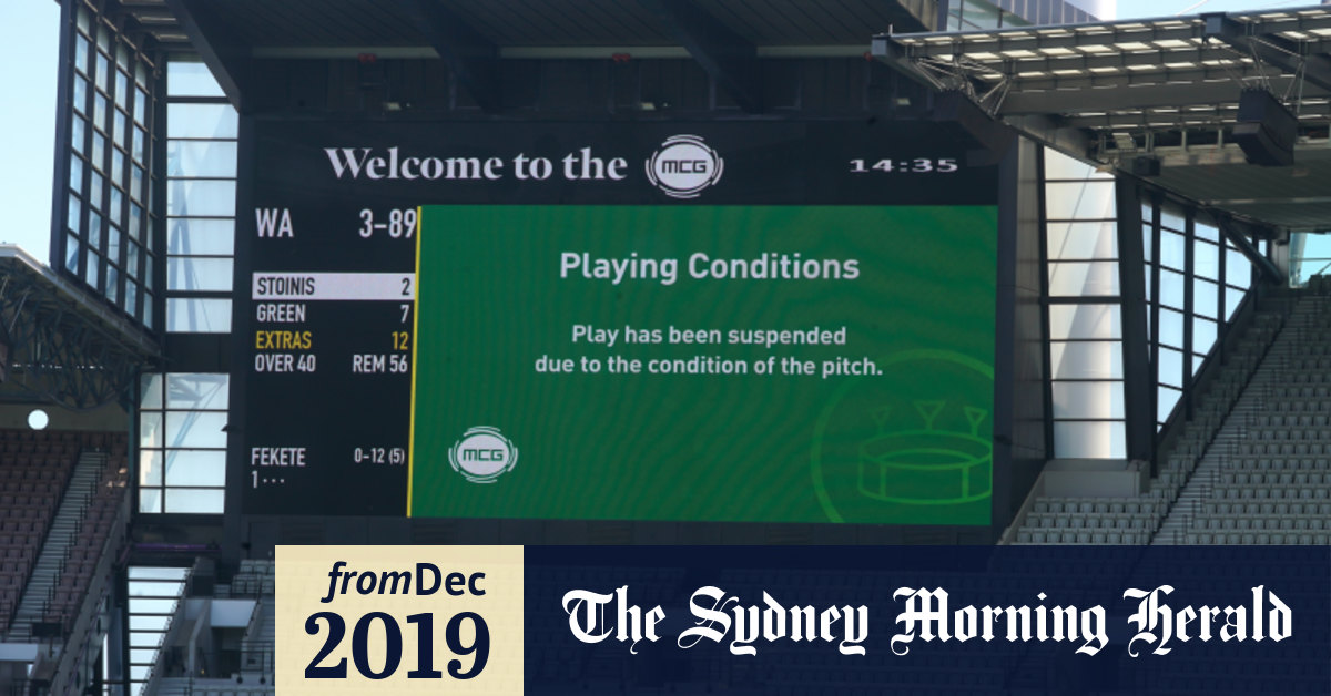 Cricket 2019 Mcg Pitch Debacle Perth Ready To Pounce On Boxing Day Test