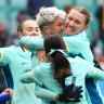 As it happened: Matildas on track for Paris after 3-0 win over Uzbekistan in Olympic qualifiers