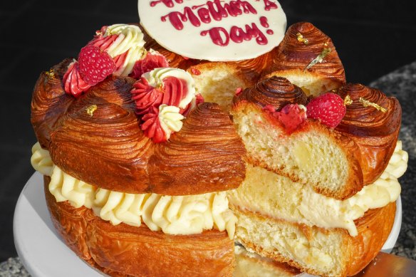 Mother’s Day croissant cake from Tuga.