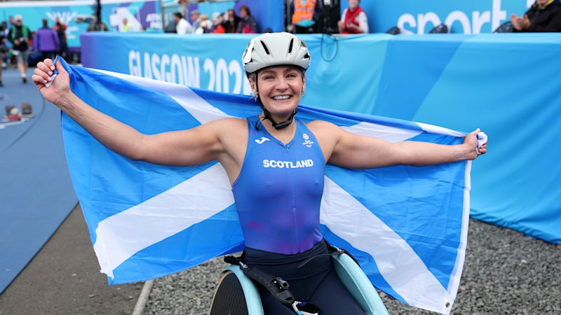 Commonwealth Games LIVE: Woods won gold, but was forced into a re-run; Games record falls multiple times in as track cycling continues