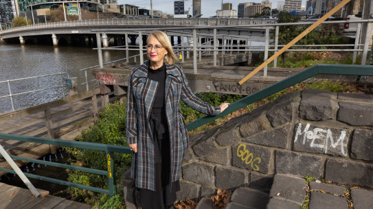 Lord Mayor Sally Capp has big plans for the banks of the Yarra.
