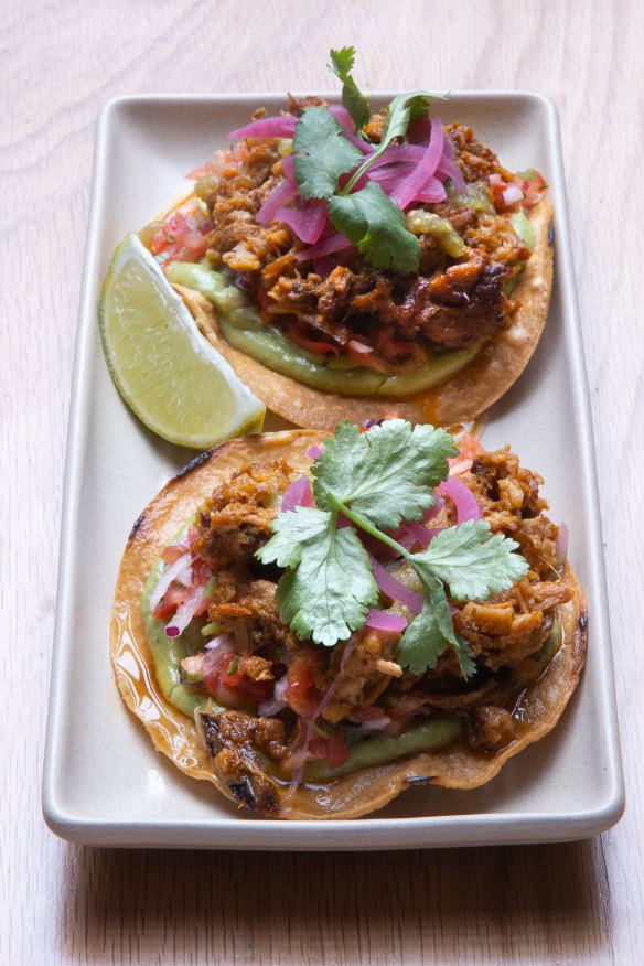 Pork tostadas.