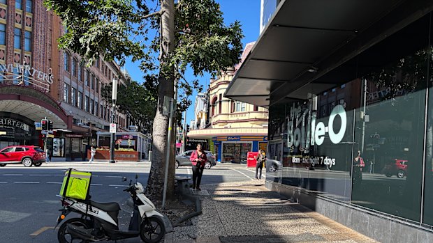 The man was allegedly stabbed on the corner of Wickham Street and Brunswick Street early on Friday.