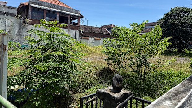 The current state of the old Sari Club site in Kuta. 