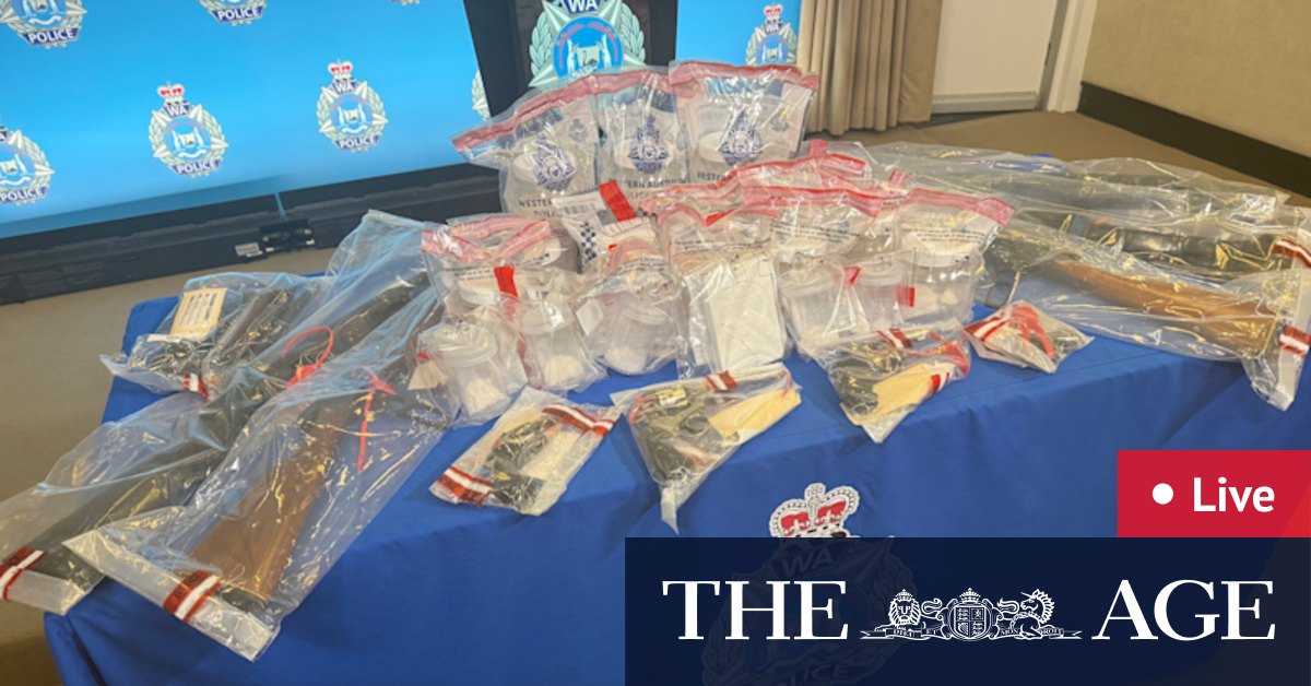 WA Police Drug & Firearms Seizure: Malaga Storage Unit Raid