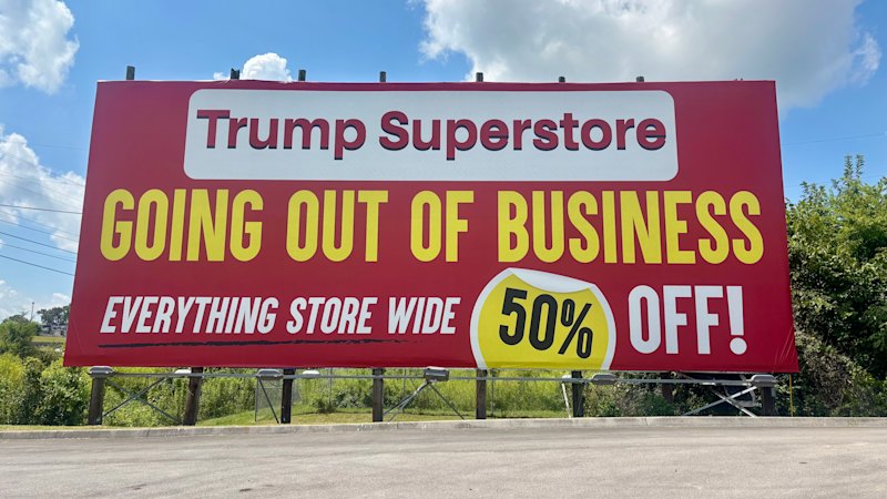 Trump merchandise stores close as sales slow for caps, shirts and collectibles