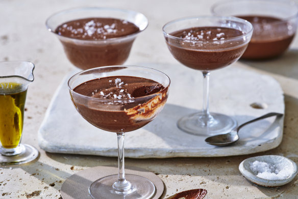 The (other) two main ingredients in Adam Liaw’s choc mousse seem unlikely but make all the difference