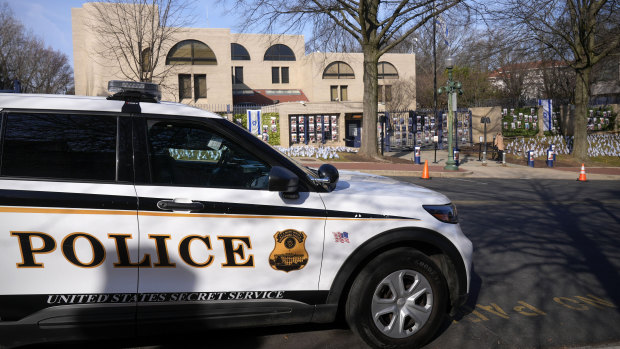 US Air Force member dies after setting himself ablaze outside Israeli embassy