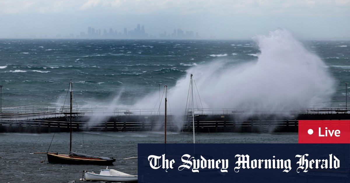 SES and BoM issue warnings for damaging winds up to 100 km/h to cause damage across Victoria; CBD, St Kilda, Brighton, Mornington, Avalon to be hardest hit