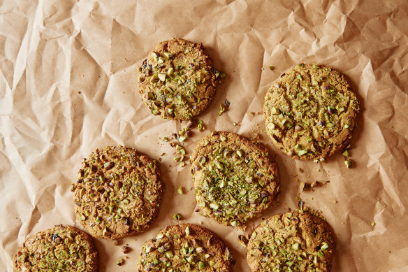 Mildura-grown pistachios are the key ingredient in these crunchy cookies.