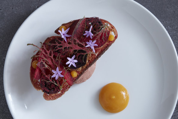 Chicken liver parfait at Boronia Kitchen.