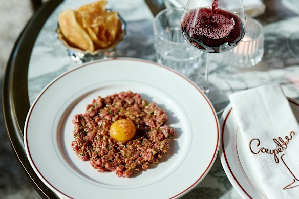 Steak tartare at Coupette.