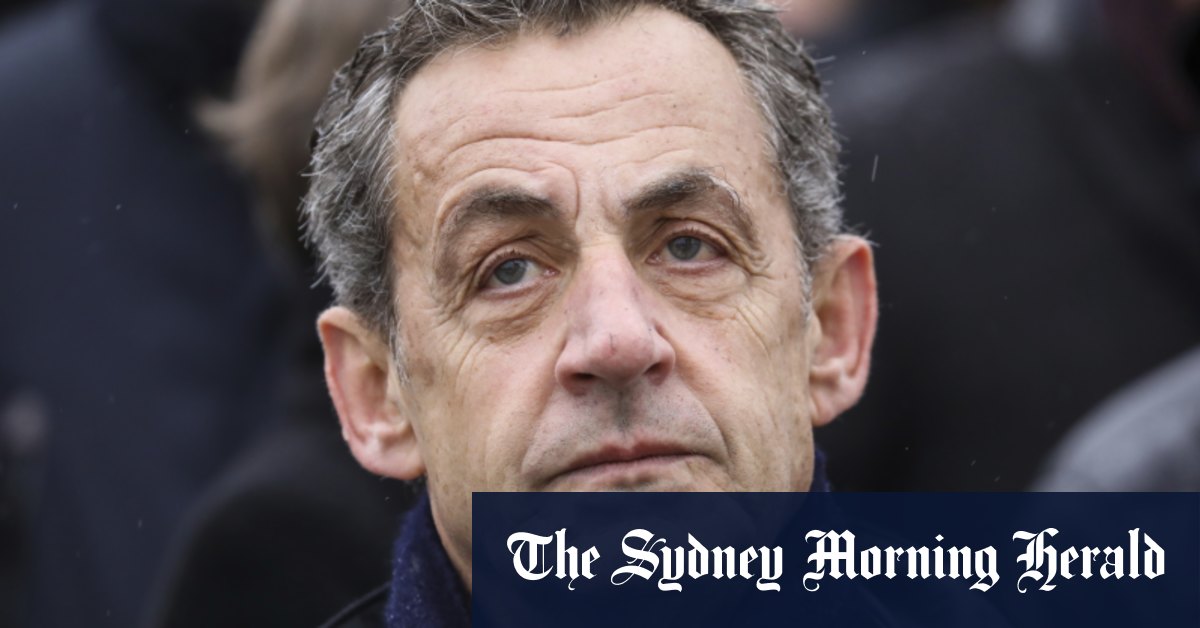 Former president Sarkozy sentenced to a year’s house arrest – Sydney Morning Herald