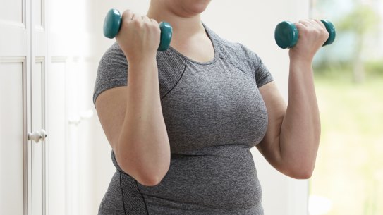Strength training - using your body weight, hand weights or a machine - may be as effective for weight management as aerobic exercise, study finds. 