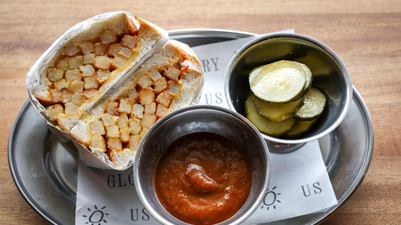 No ifs, only butties: This Melbourne chip butty is a carb-on-carb crowd-pleaser