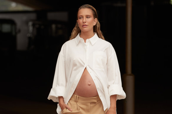 “Pregnancy has totally changed my perspective on low-waisted jeans.”