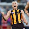 Jack Ginnivan was among Hawthorn’s bets on Easter Monday.