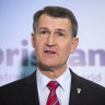 Then-lord mayor Graham Quirk in 2016, when the plan to secure the Olympics was in its infancy.