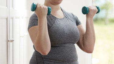 Strength training - using your body weight, hand weights or a machine - may be as effective for weight management as aerobic exercise, study finds. 
