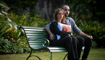 Celeste Manno's mother, Aggie Di Mauro and brother, Alessandro.