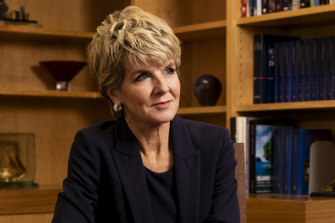 Former foreign affairs minister Julie Bishop says diplomacy has been missing in action.