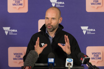 Victoria’s COVID-19 commander, Jeroen Weimar, pictured earlier this month.