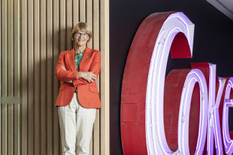 Coca-Cola Amatil boss Alison Watkins.