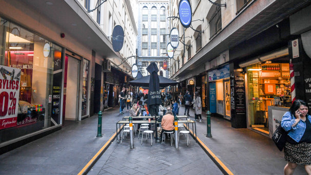 Businesses say the closure of part of Flinders Street is hitting them hard.