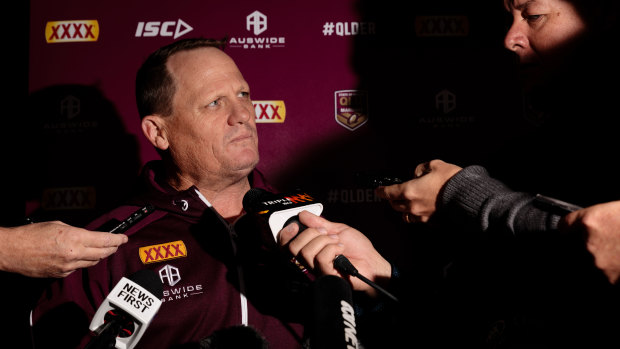 Under pressure ... again: Queensland coach Kevin Walters.