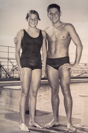 John and Ilsa Konrads as teenagers.