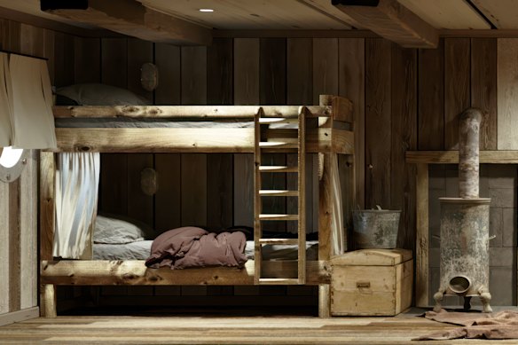 Impressão artística de The Cottage de 1896.