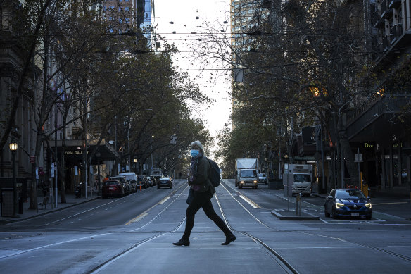 Shhh: Melbourne’s extended lockdown.