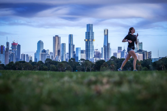 Melbourne is on track to have about 25 per cent less public open space in two decades.