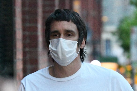 Richard Pusey after being granted bail in October 2020.